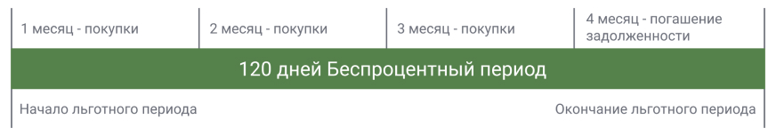 льготный период 120 дней